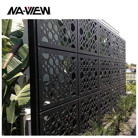 decorative perforated metal screen panels